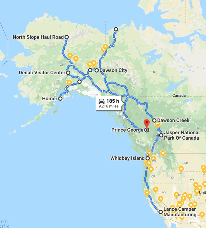alaska route map