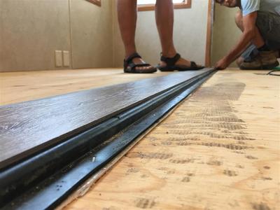 rv flooring on slideout edge