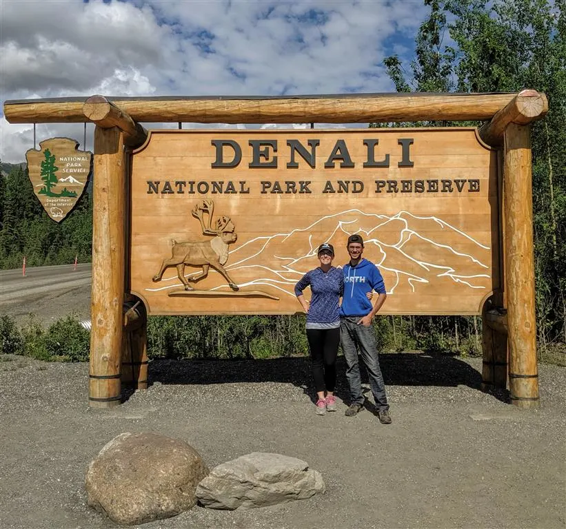 denali national park sign