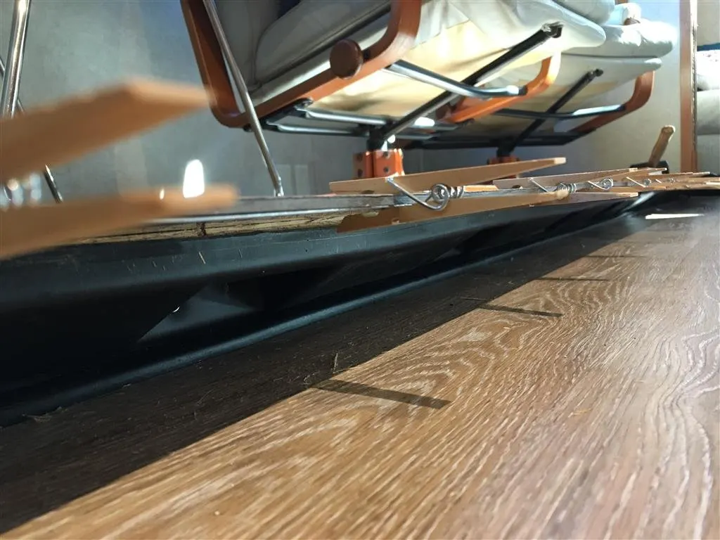 installing metal strip on rv flooring