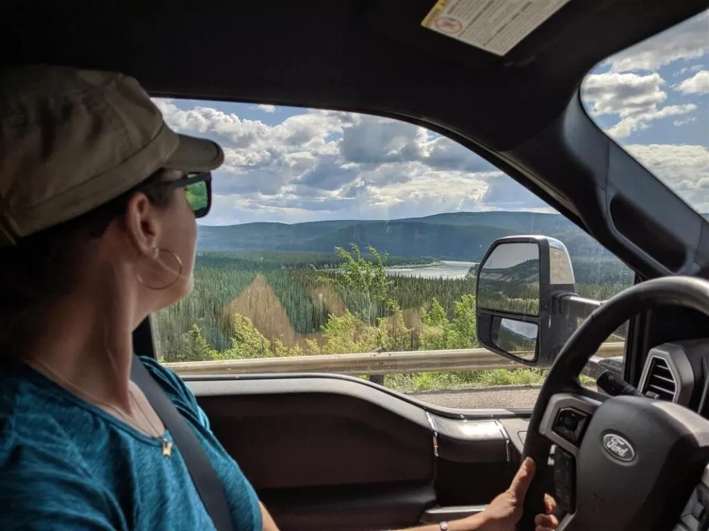 Driving a truck camper through alaska