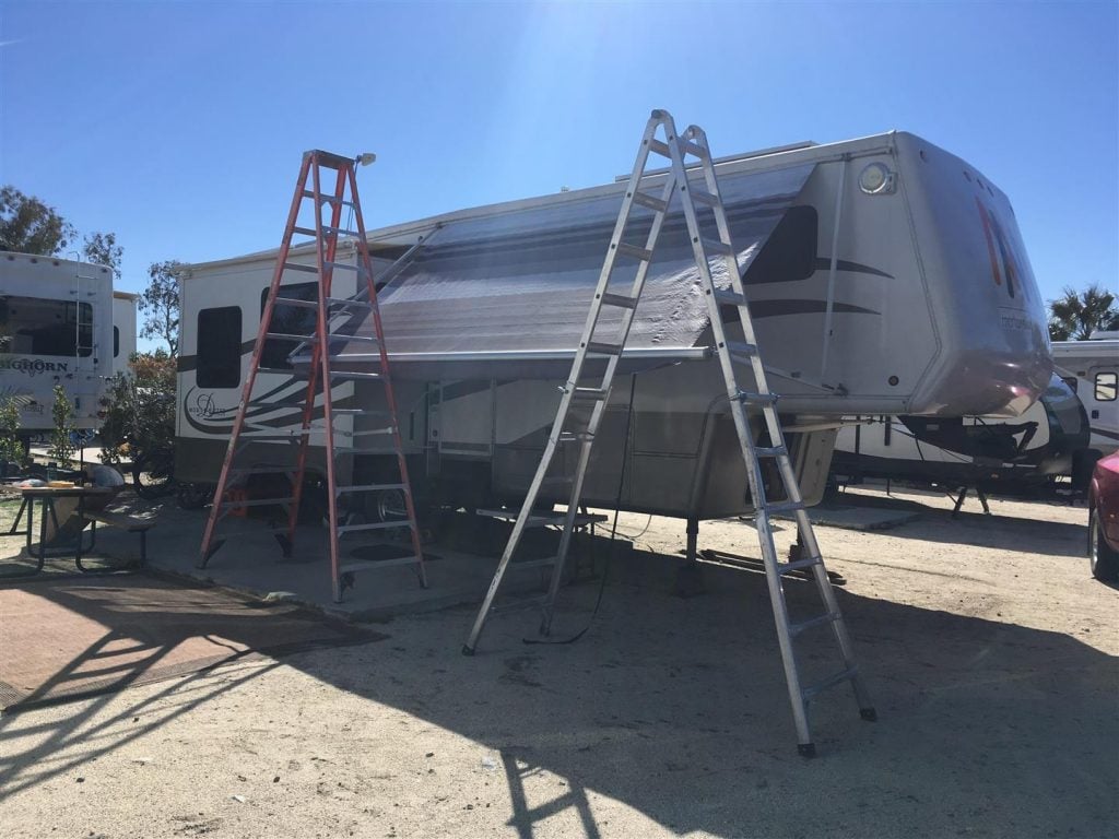 rv awning replacement