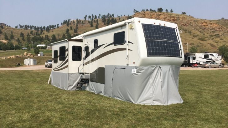 Why We Have RV Skirting On Our Fifth Wheel And Our Tips