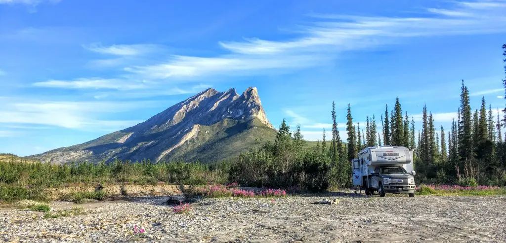 Dalton Highway truck camper go north