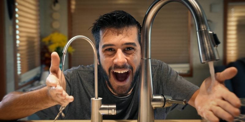 Excited RV Faucet