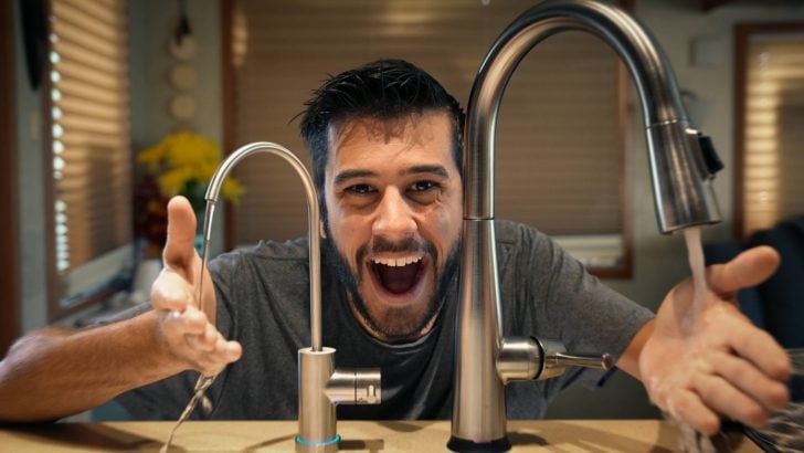 Innovative RV Kitchen Sink Upgrades That Will Save & Purify Water