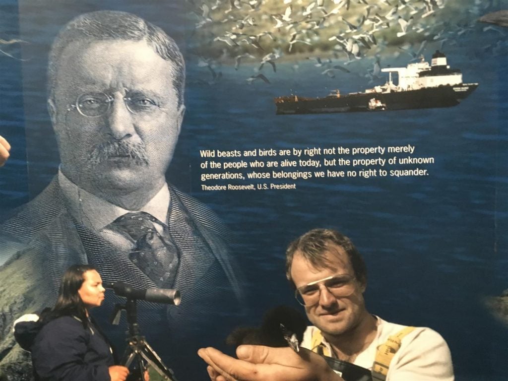 Exhibit at the Alaska Islands and Ocean Visitor Center, Homer, AK.