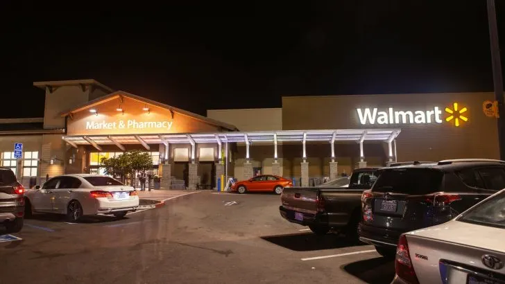 Walmart RV parking