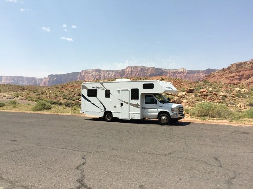 driving RV motorhome through arizona