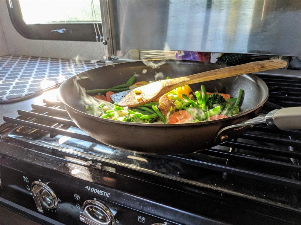cooking in your rv can help save money