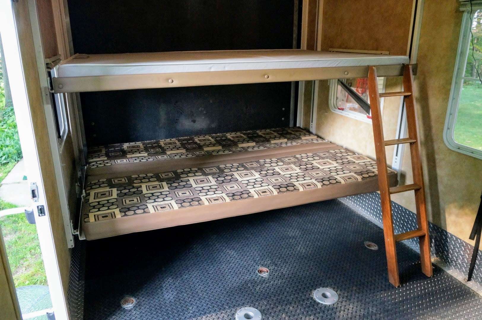 bunk bed in second bedroom rv