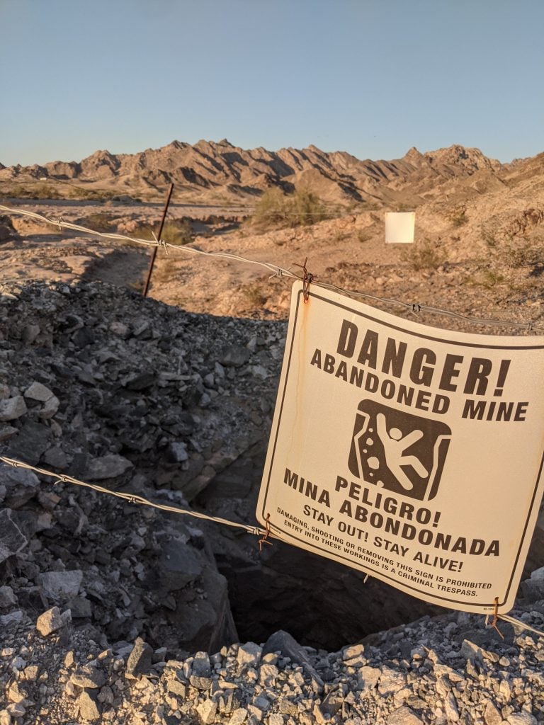 Dangerous mine on BLM land