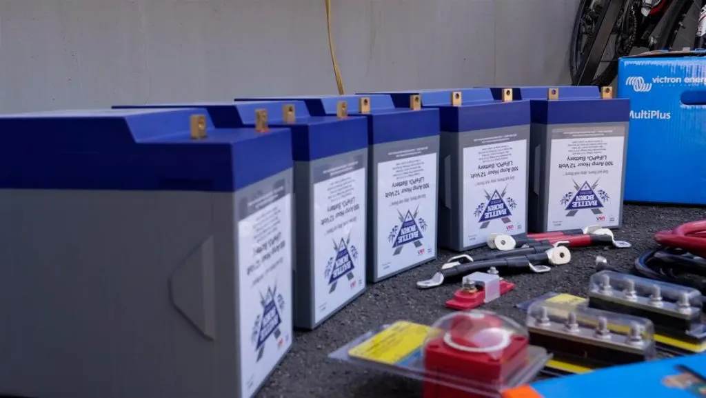 lithium rv battery installation supplies