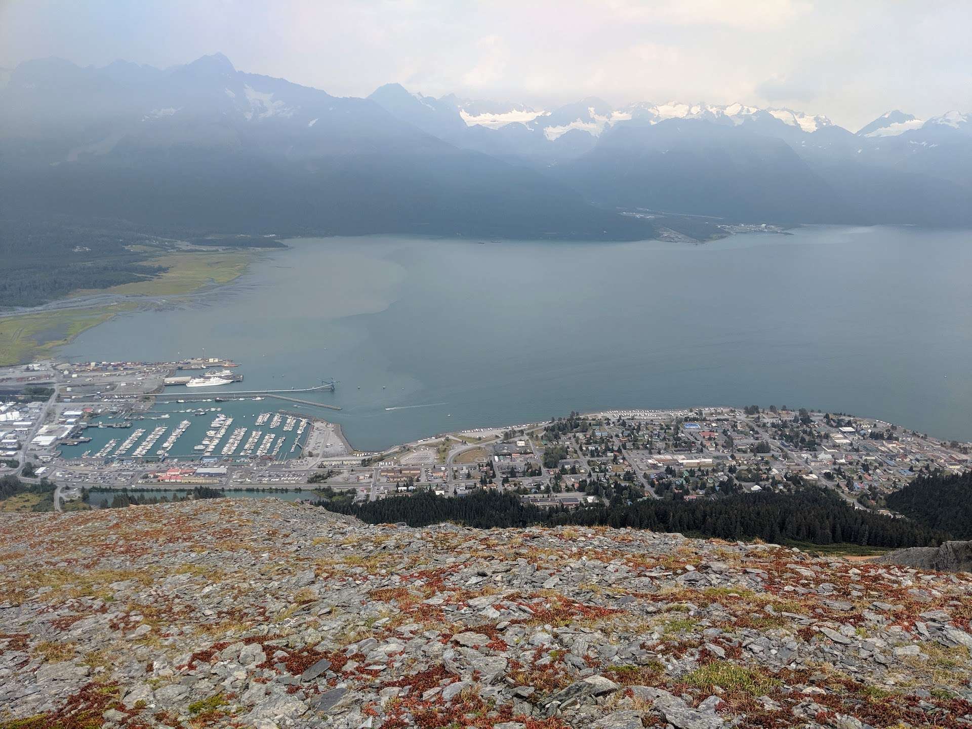 view of seward from above