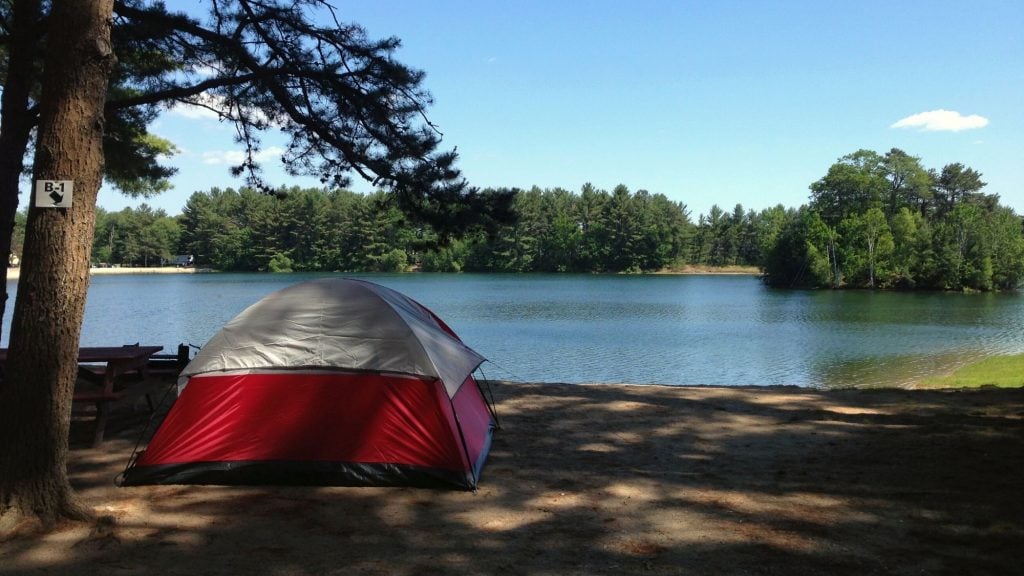 camping in maine