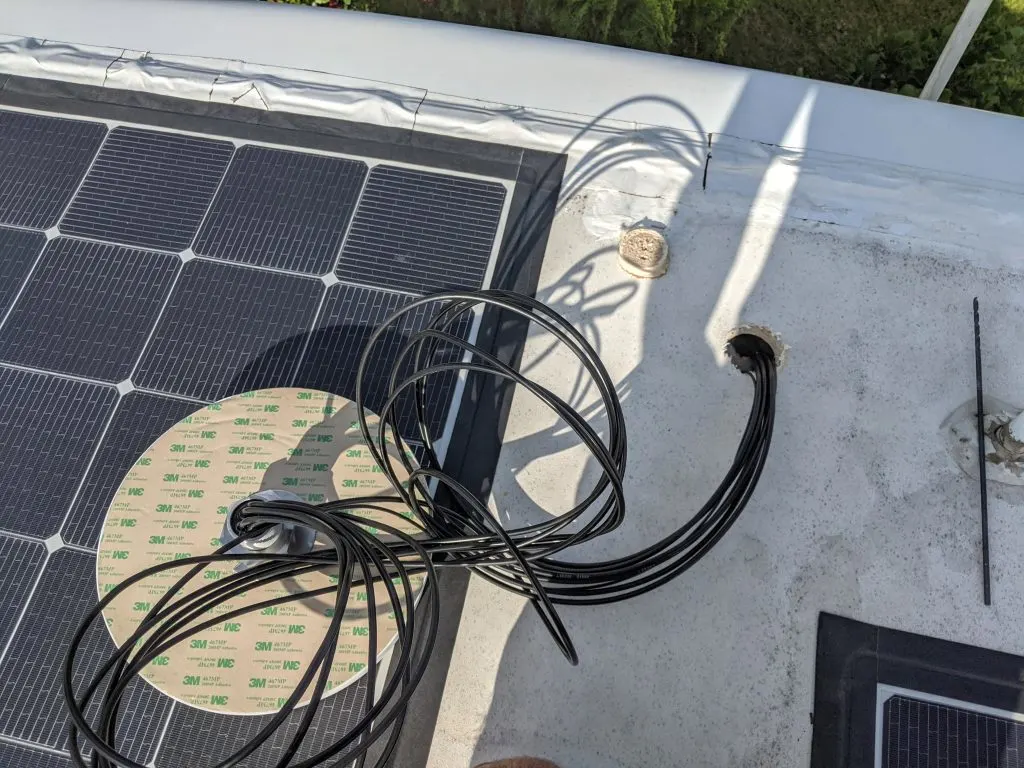 Installing cell antenna on RV roof