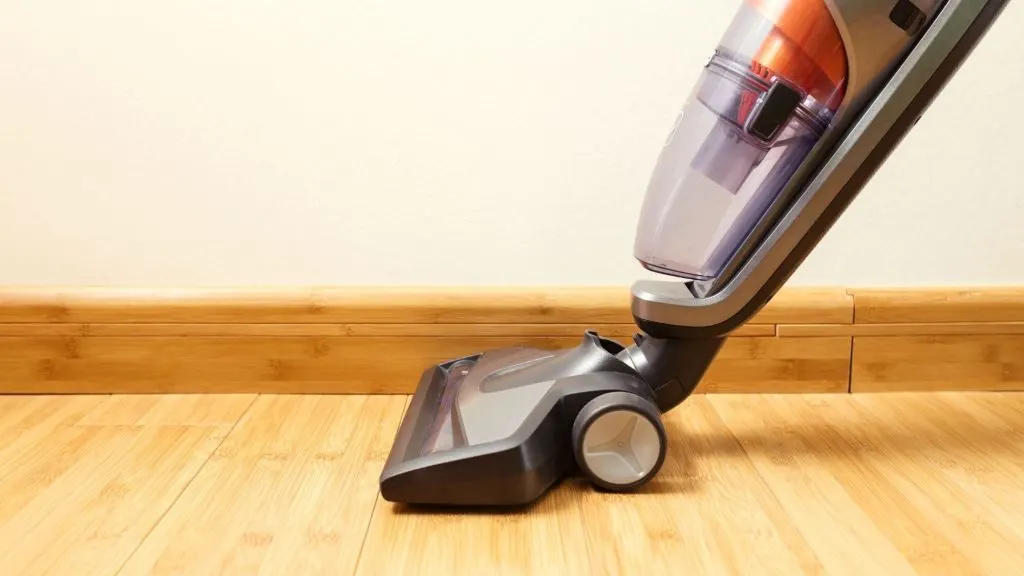 vacuuming rv floor