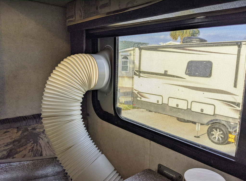 vented air conditioner out RV