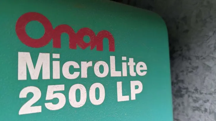 ONAN generator microlite 2500 LP