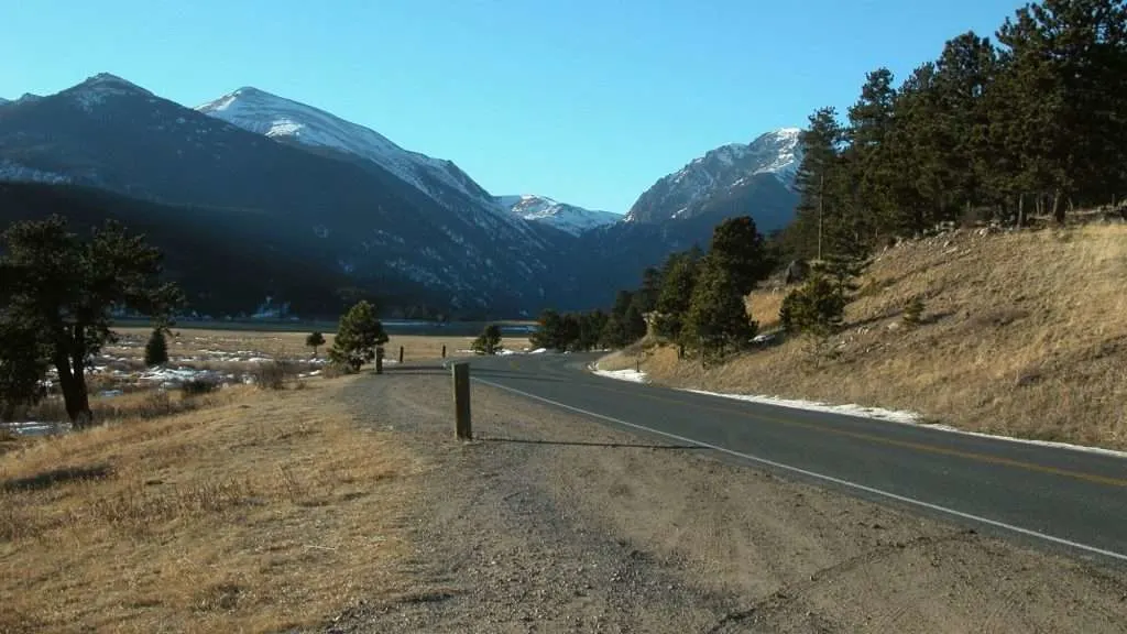 rocky mountain national park roadway