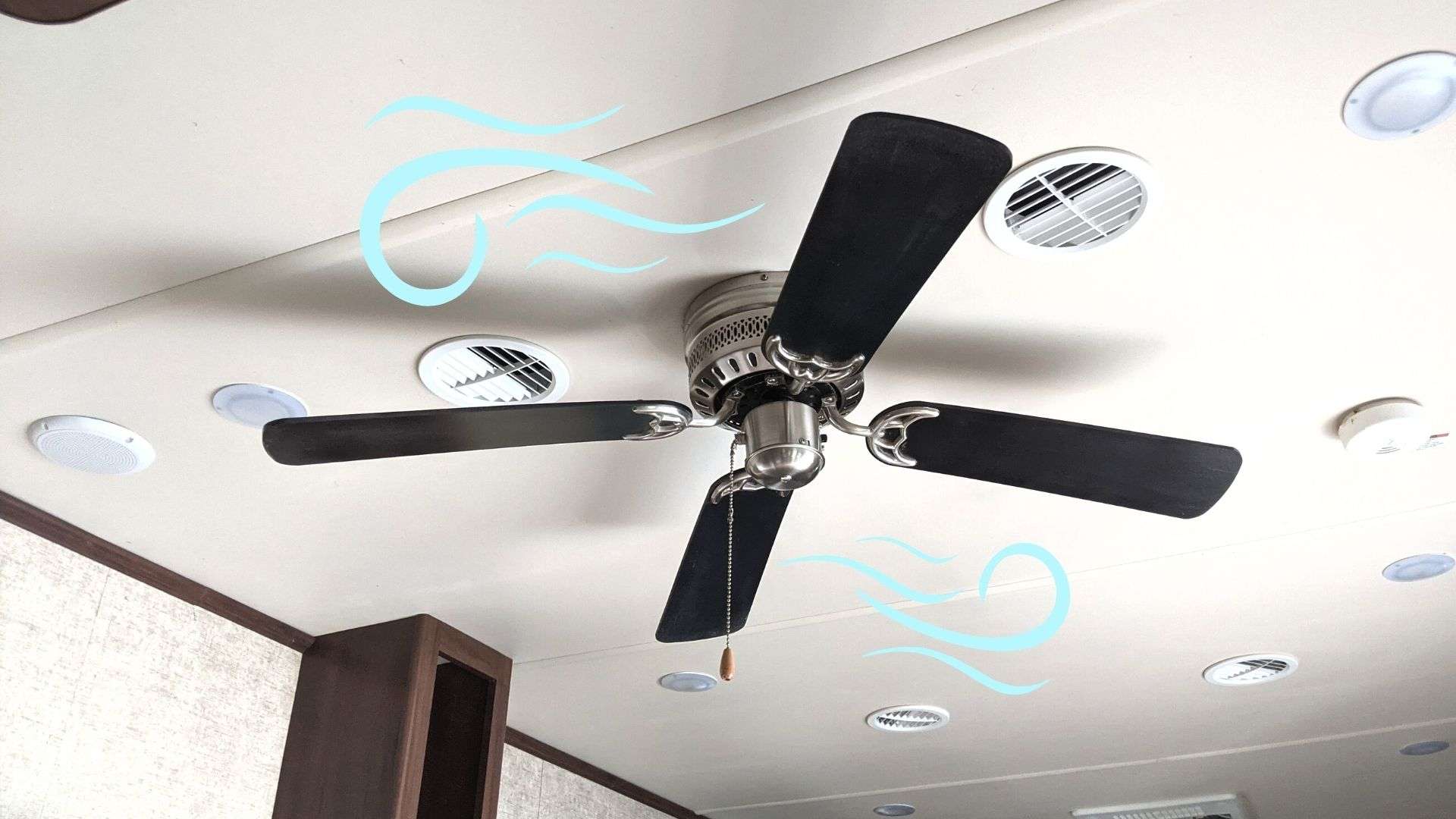 Get Great Air Flow With an RV Ceiling Fan