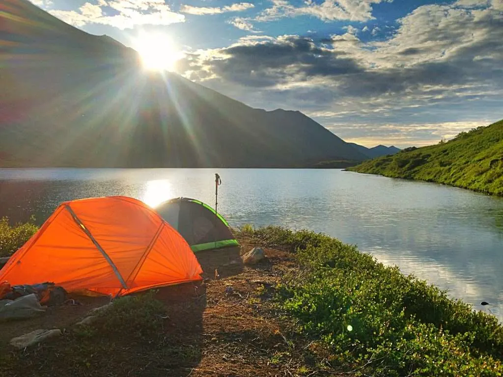Stunning views while camping in Seward Alaska