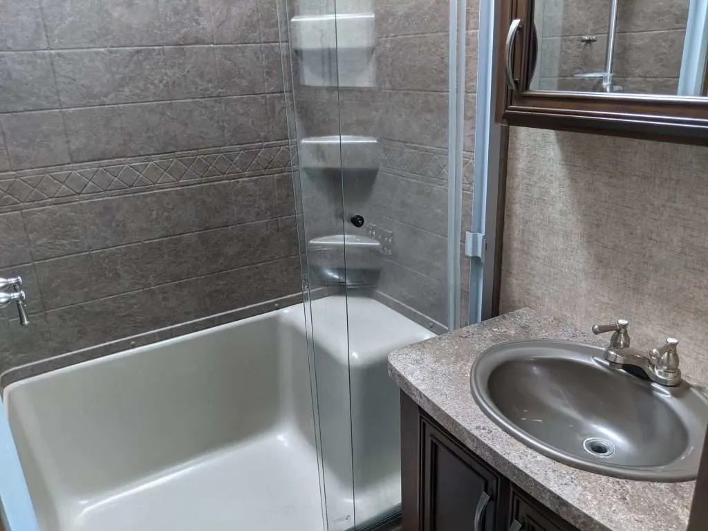 Residential-Style RV Bathroom