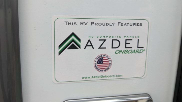 Azdel Panel Sticker