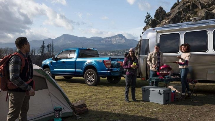 The 2021 Ford F150 Hybrid Can Power Your RV