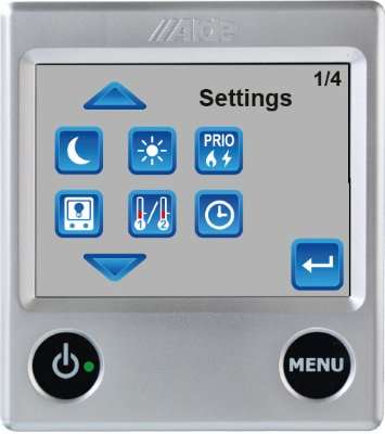 Alde touch-screen control panel