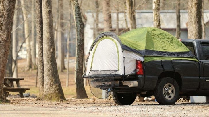 Turn Your Pickup Into a Camper With a Truck Bed Tent