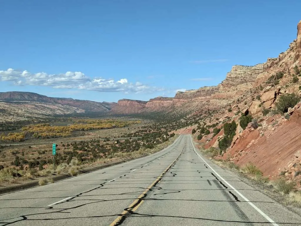 Utah Highway 95 in bears ears