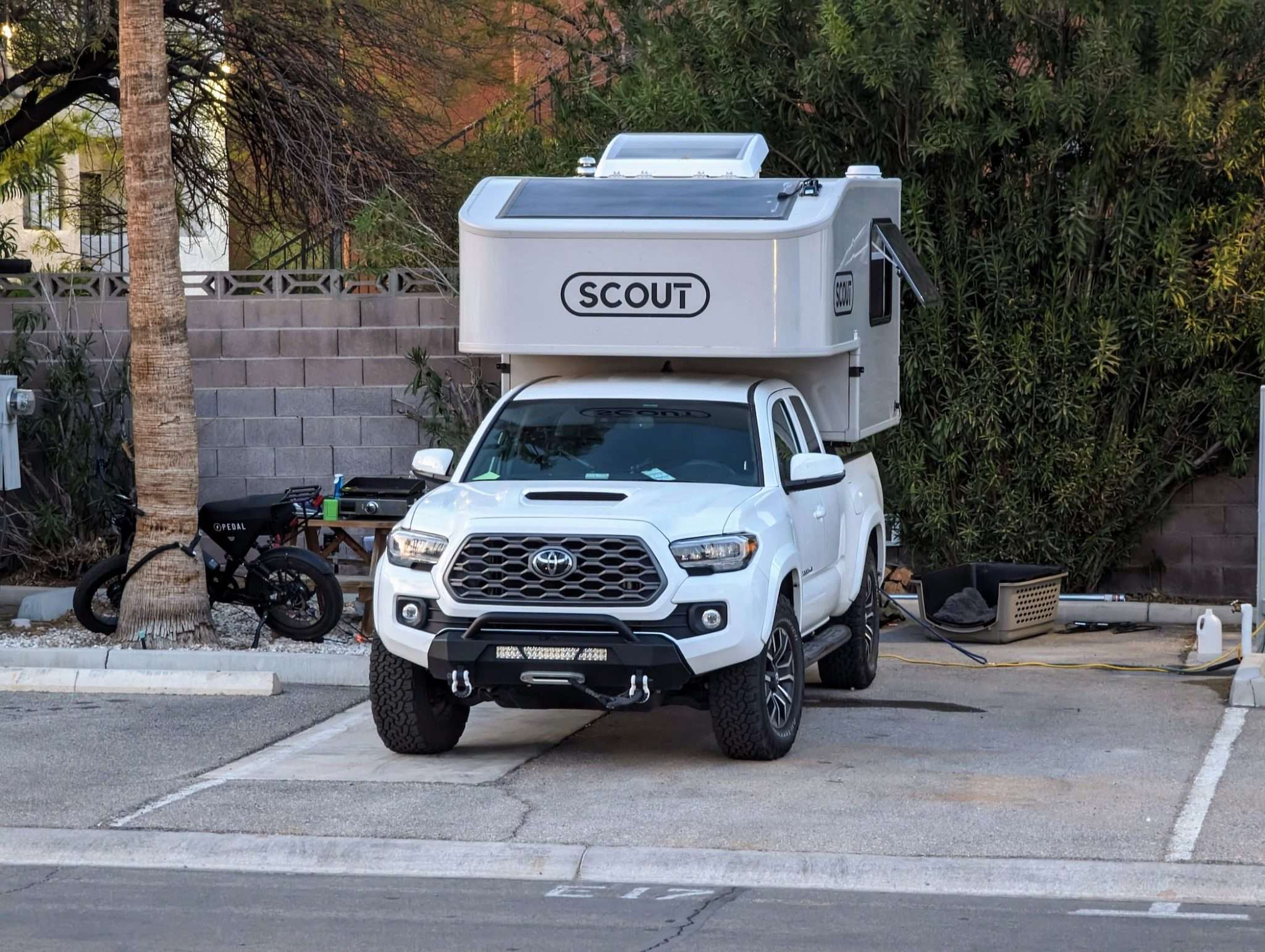 scout truck camper on toyota tundra