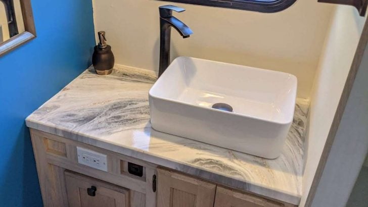 We Poured Epoxy Countertops in Our Camper. Here’s How You Can Too!