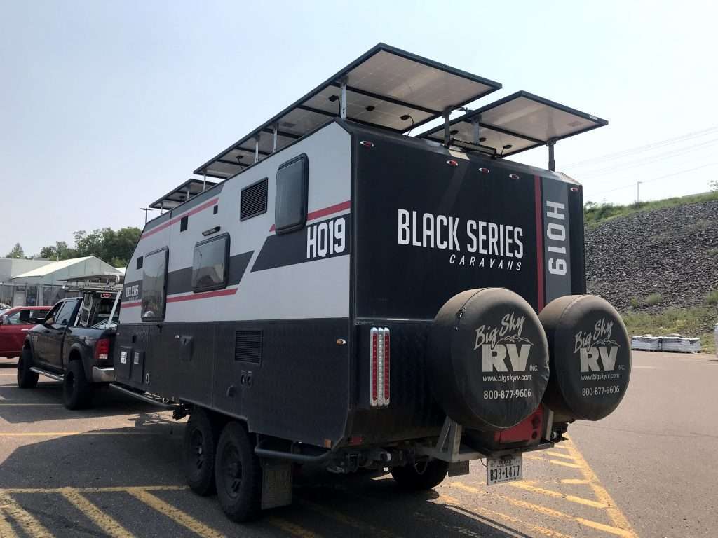 Black Series caravan
