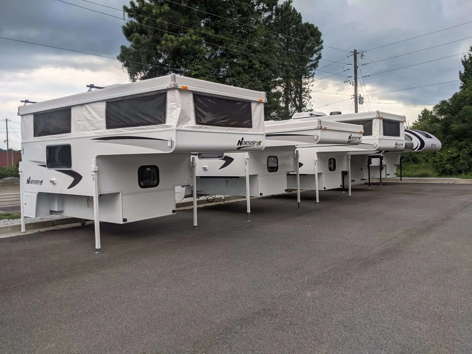 Northstar Campers in parking lot