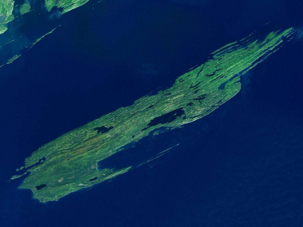 isle royal from space