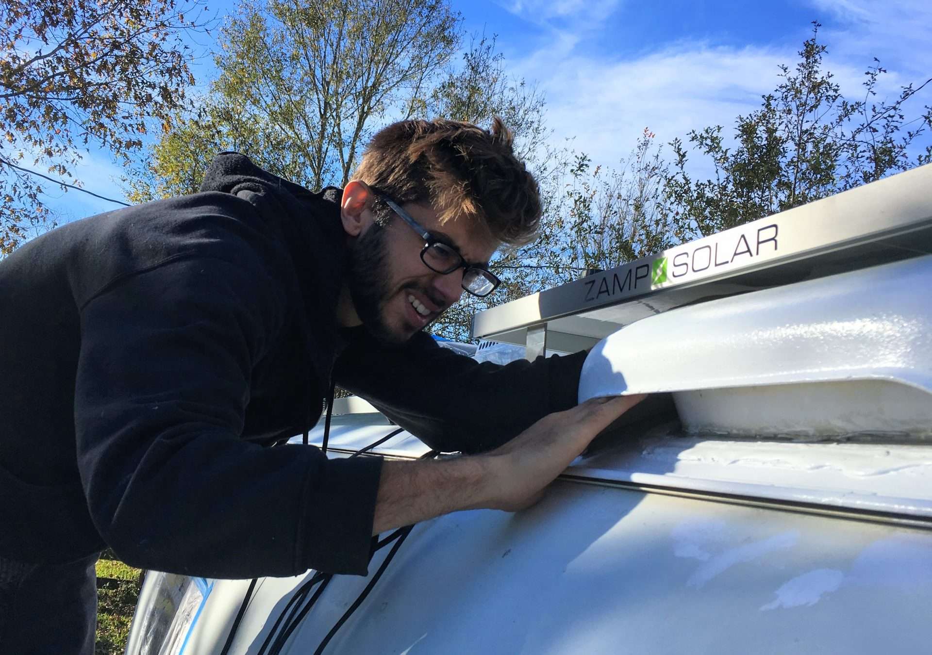 DIY solar panel install on RV roof