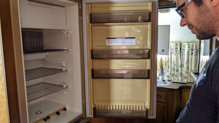 rv propane fridge