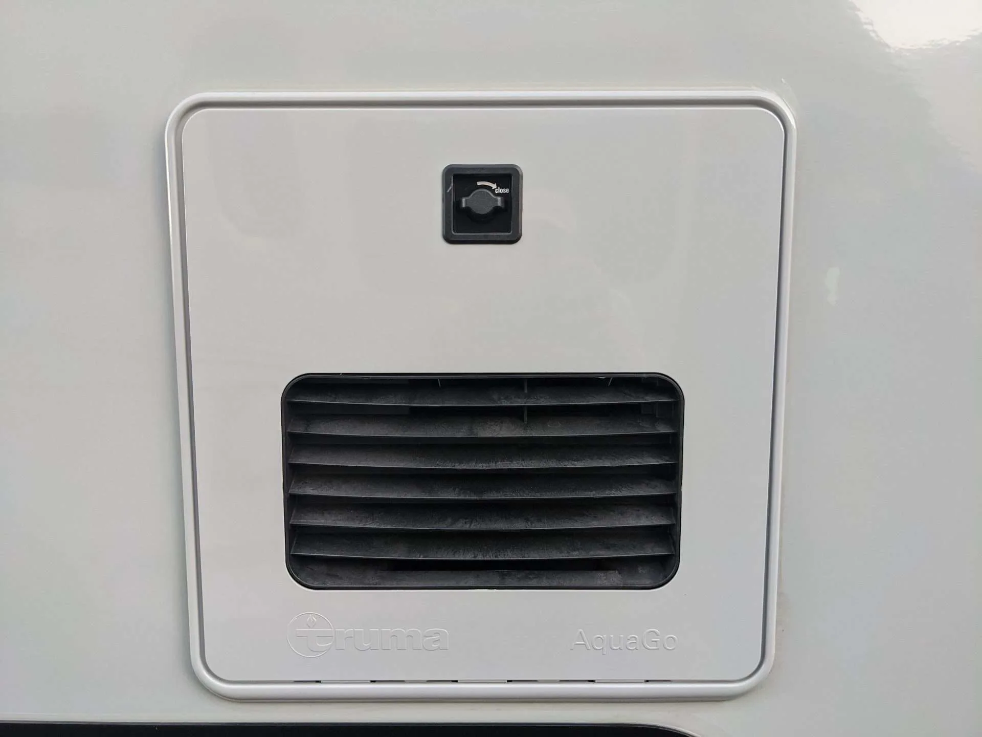 Truma AquaGo RV water heater access panel