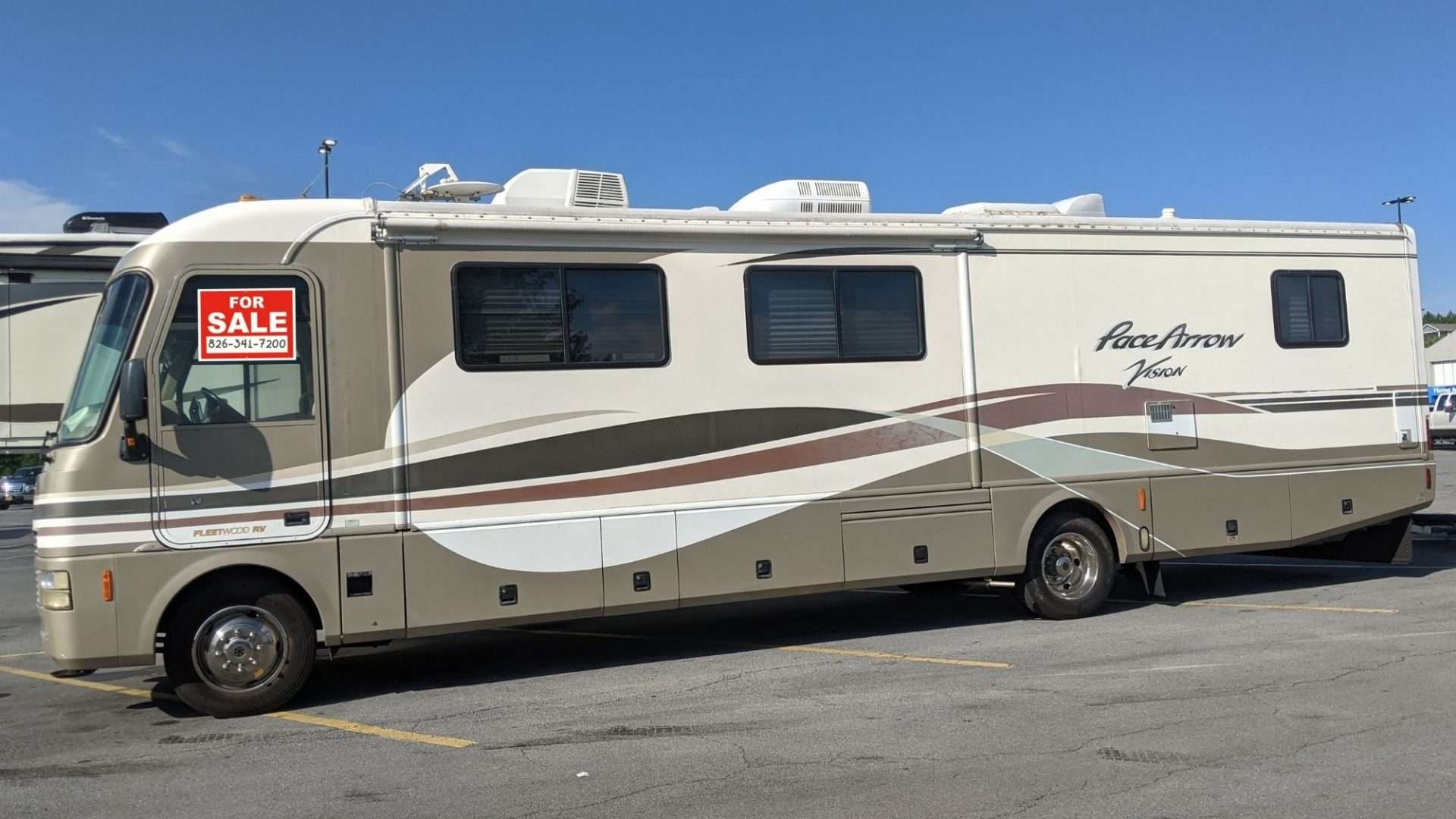 Person Selling Pace Arrow Class A RV