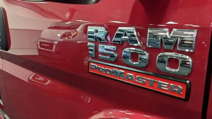 Ram ProMaster 1500 camper van