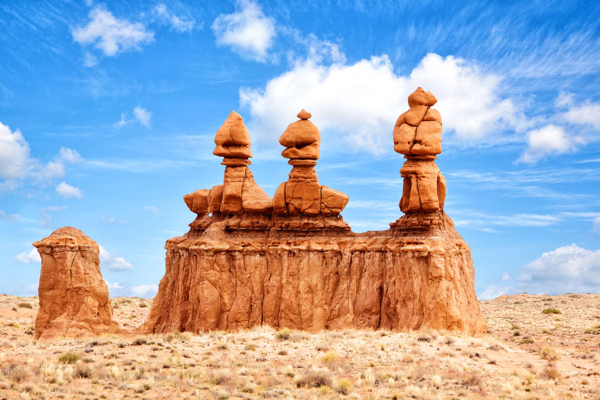 Rock formations in Goblin Valley State Park, Utah, USA
