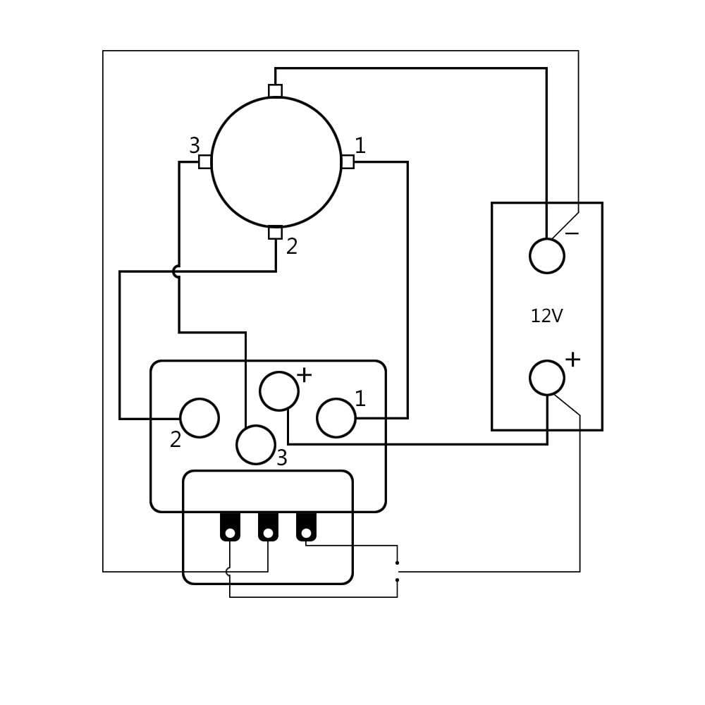 common winch wiring