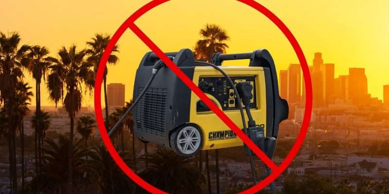 California Generator Ban