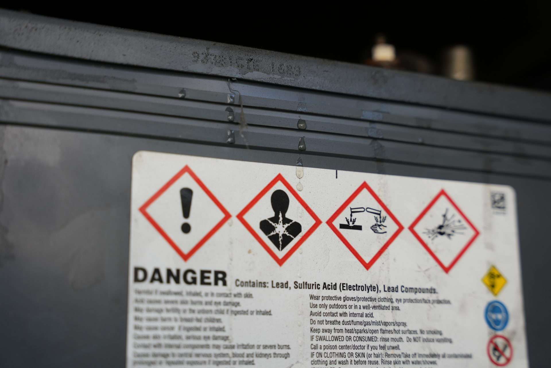 Car battery dangers
