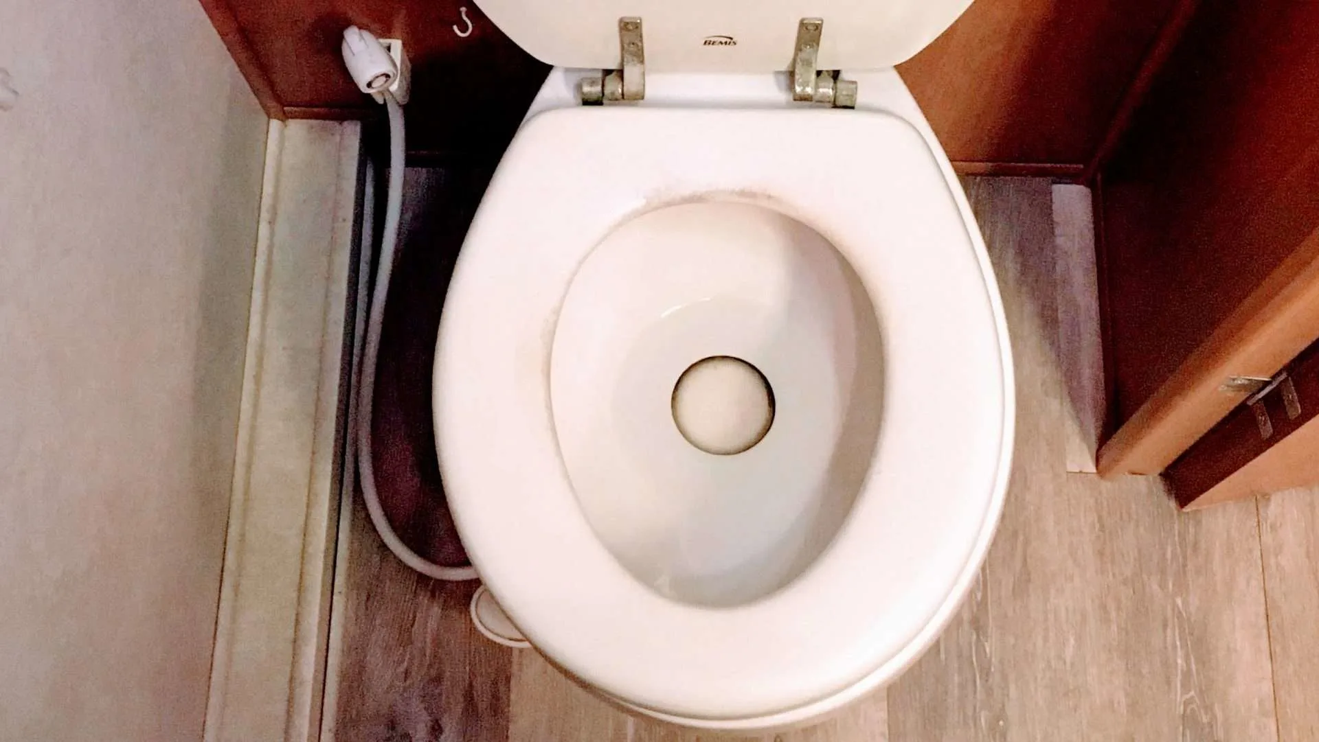 RV Gravity-Flush Toilet