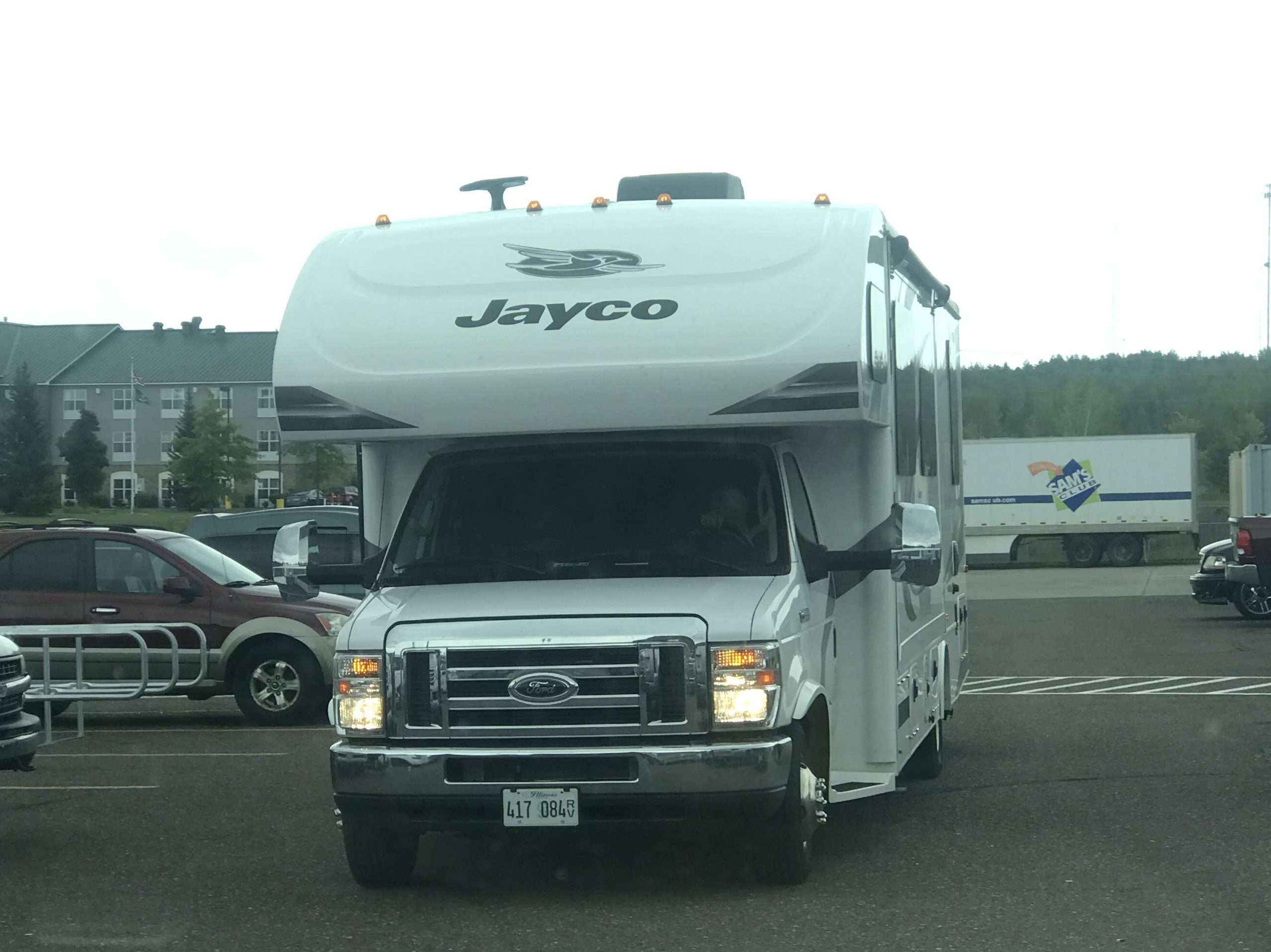 Jayco Seneca Class C RV in parking lot