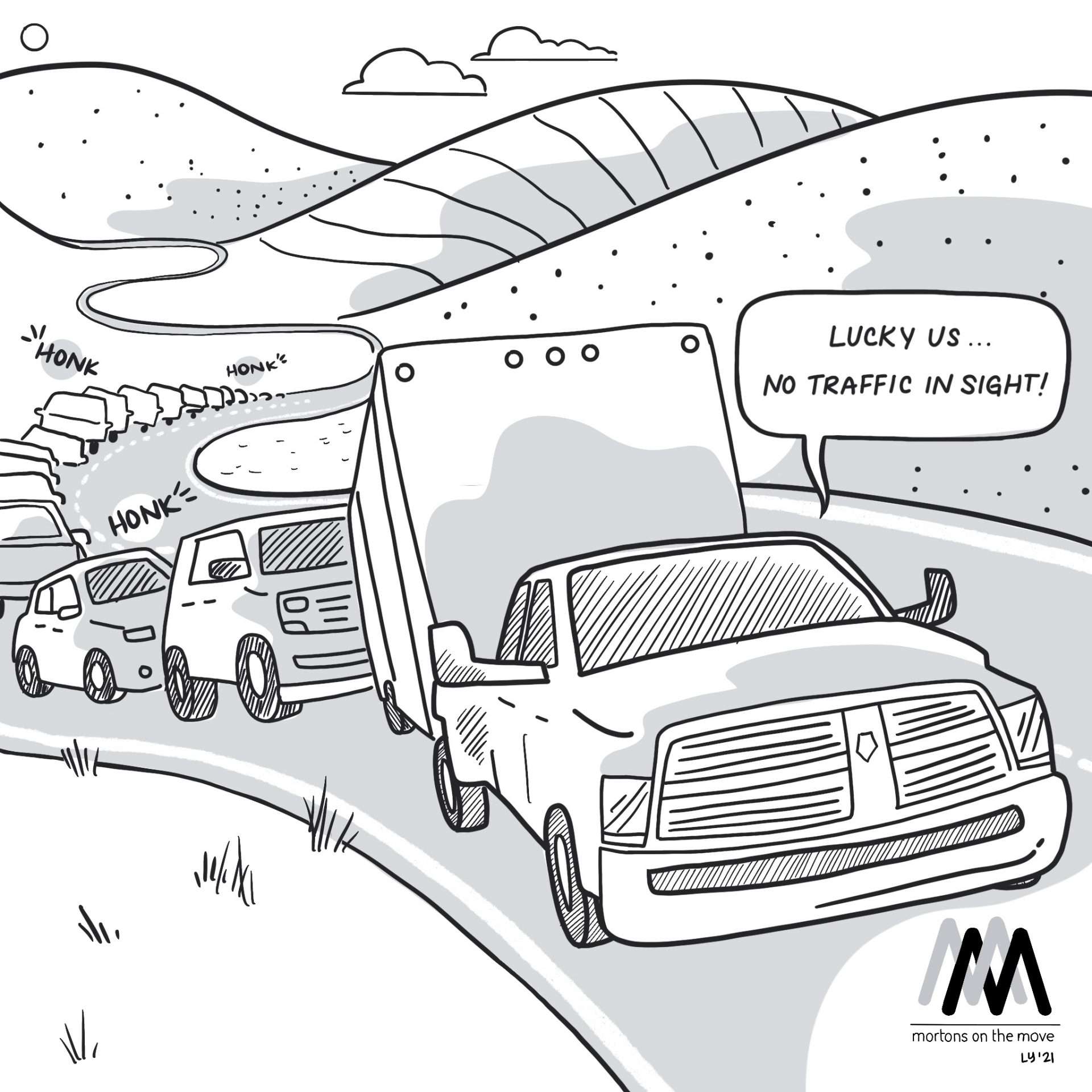 RV Traffic Comic