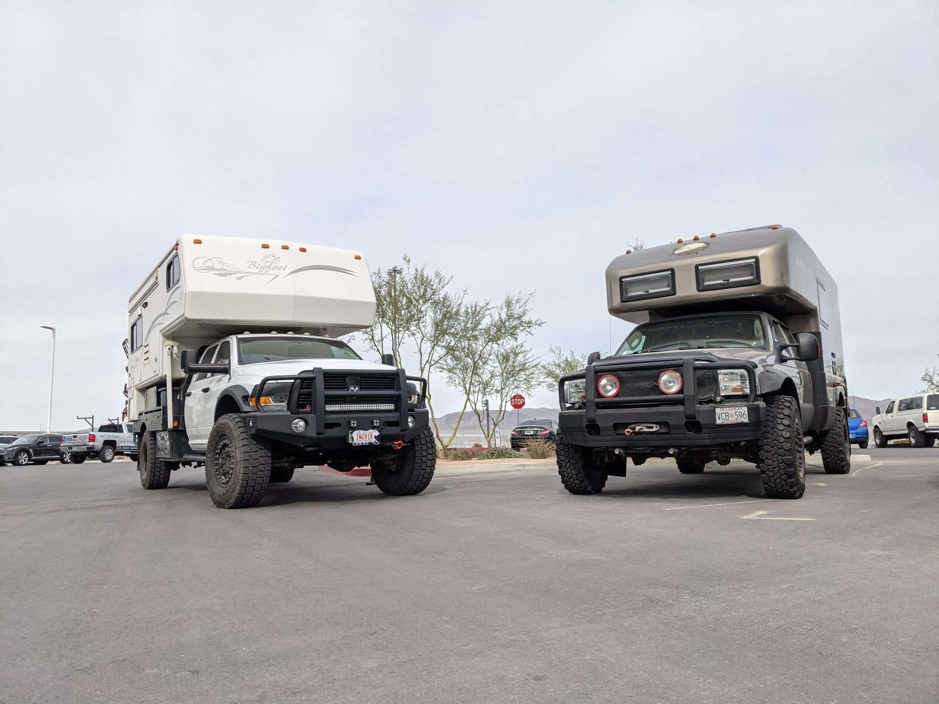 Overland truck campers